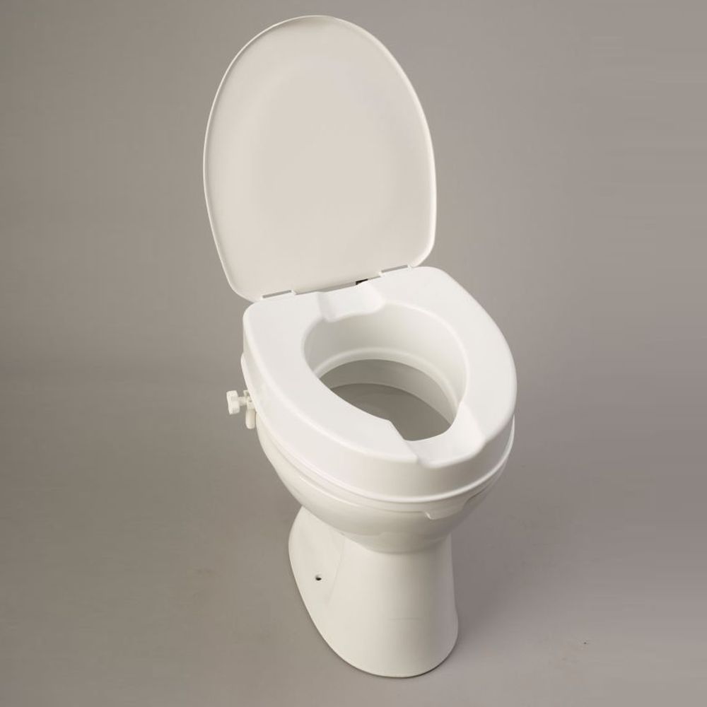 Russka Toilettensitzerhöhung mit Deckel 10 cm 1 St