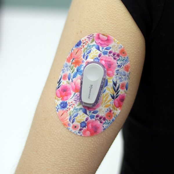 Diasticker® Dexcom G6 Fixiertapes "Spring Flowers"
