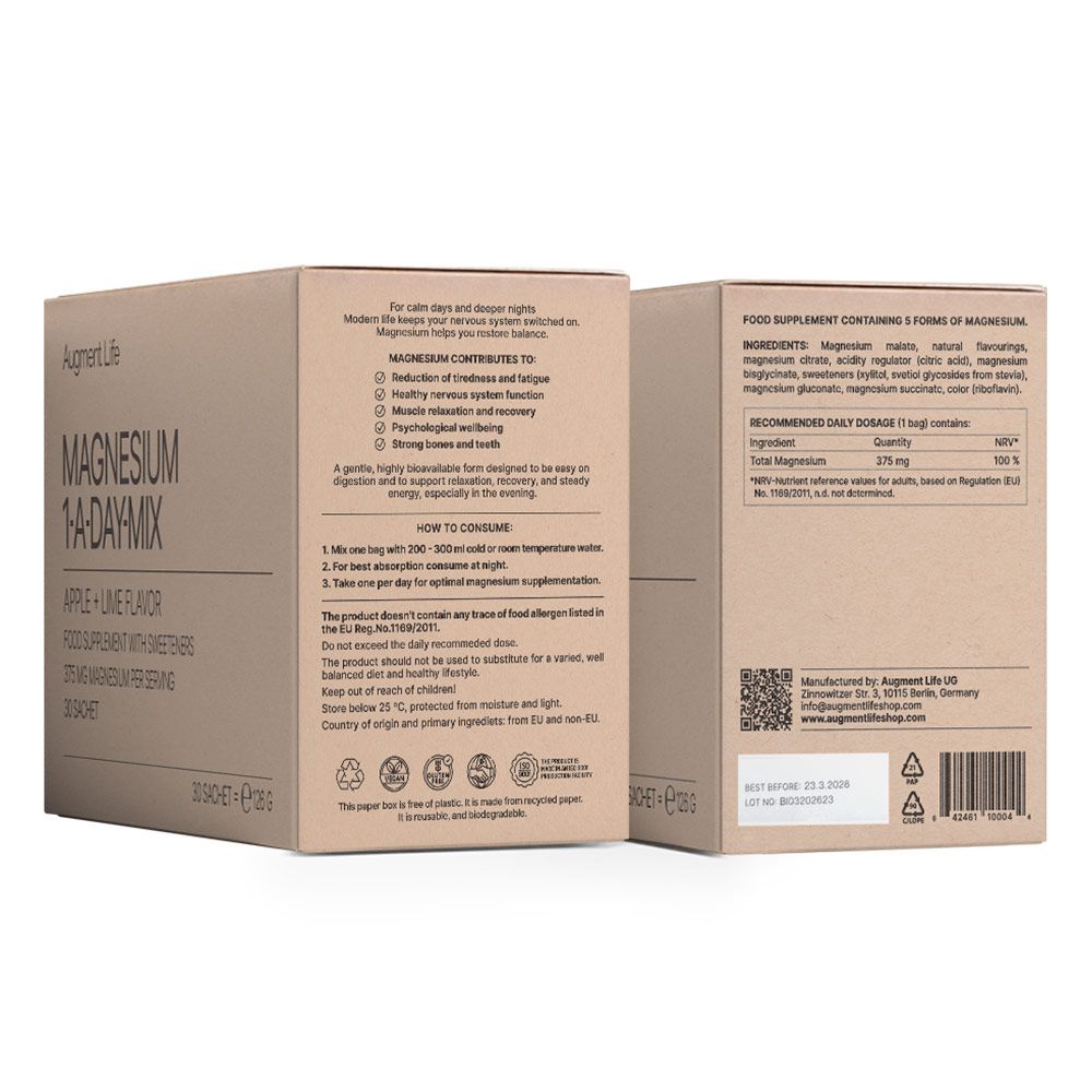 Augment Life Magnesium Portionsbeutel