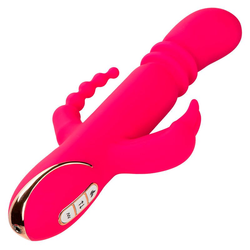 Calexotics - Heated Triple Fantasy Rabbitvibrator mit Wärme 1 St