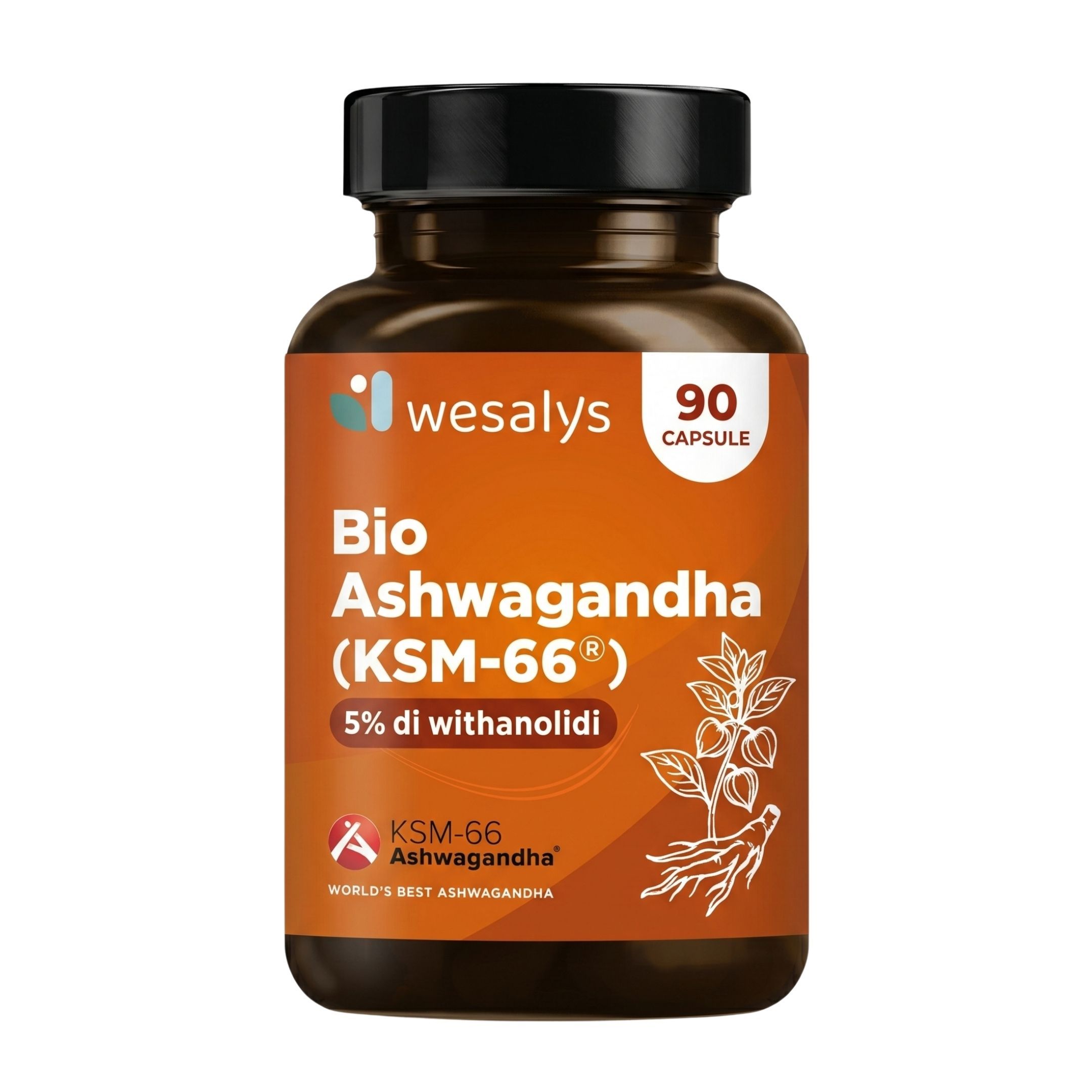 Ashwagandha Bio KSM-66® per il Benessere Fisico e Mentale