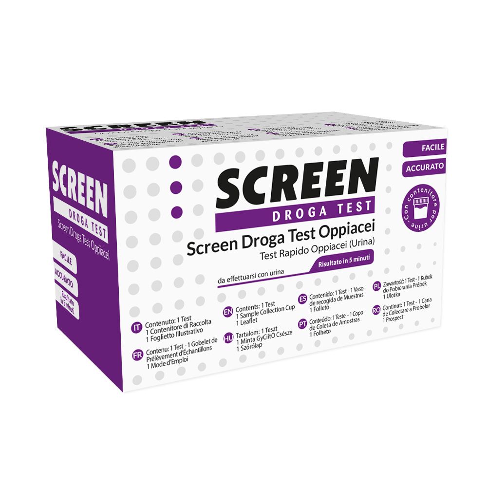 Screen Droga Test Oppiacei Test Antidroga Con Contenitore Urina Screen Italia