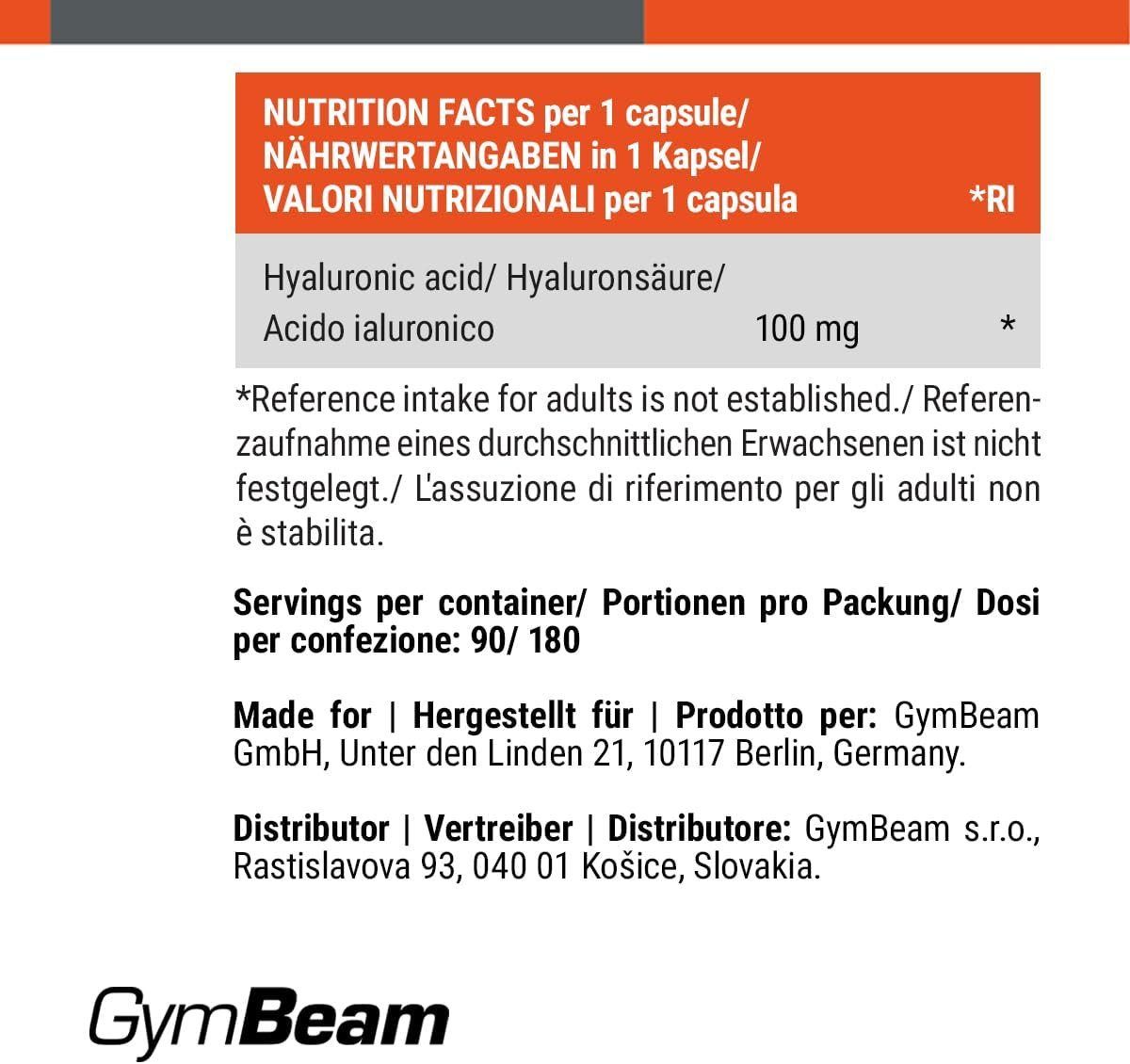 GymBeam Hyaluronsäure Forte