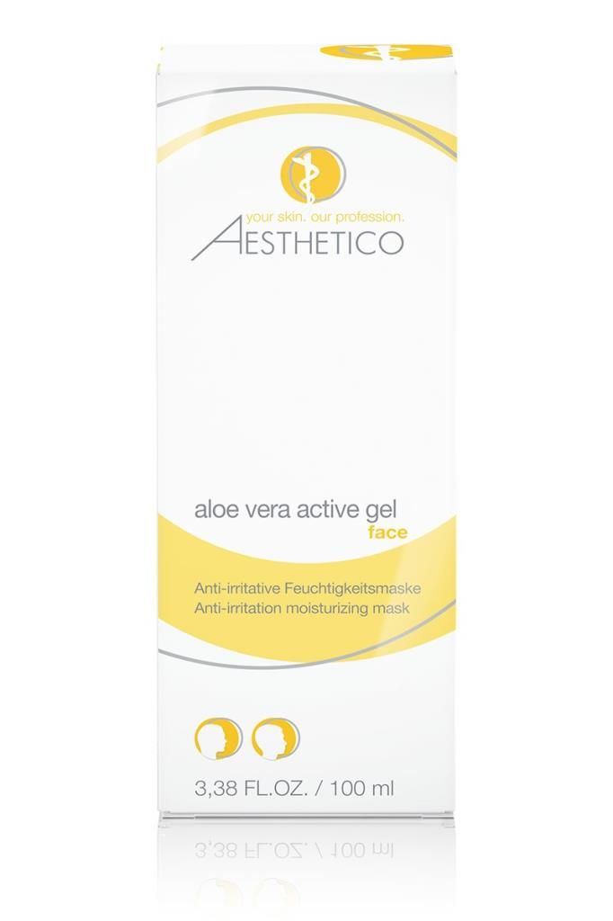 Aesthetico Aloe Vera Active Gel Anti-irritations Feuchtigkeitsmaske 100 ml