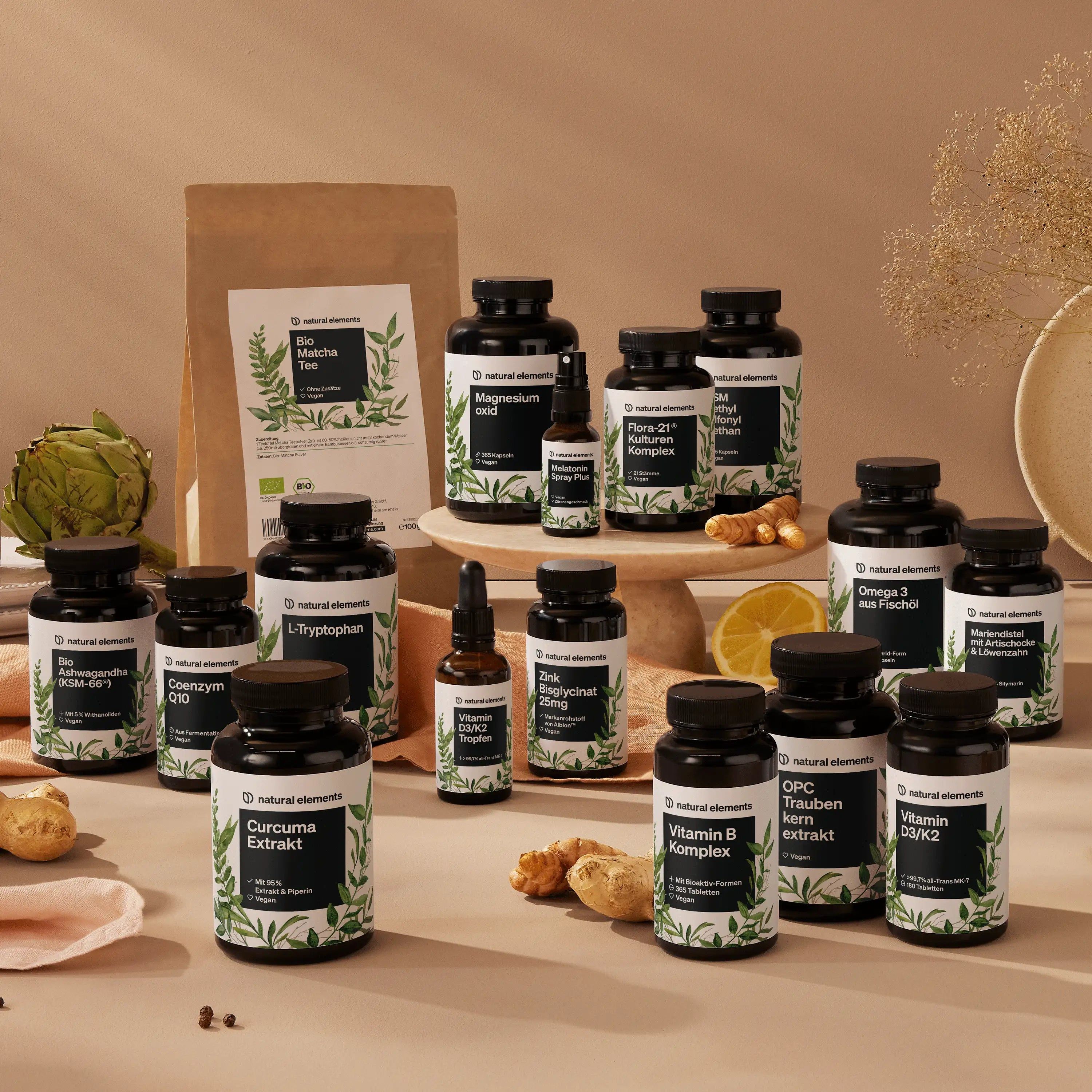 natural elements Vitamin D3 K2