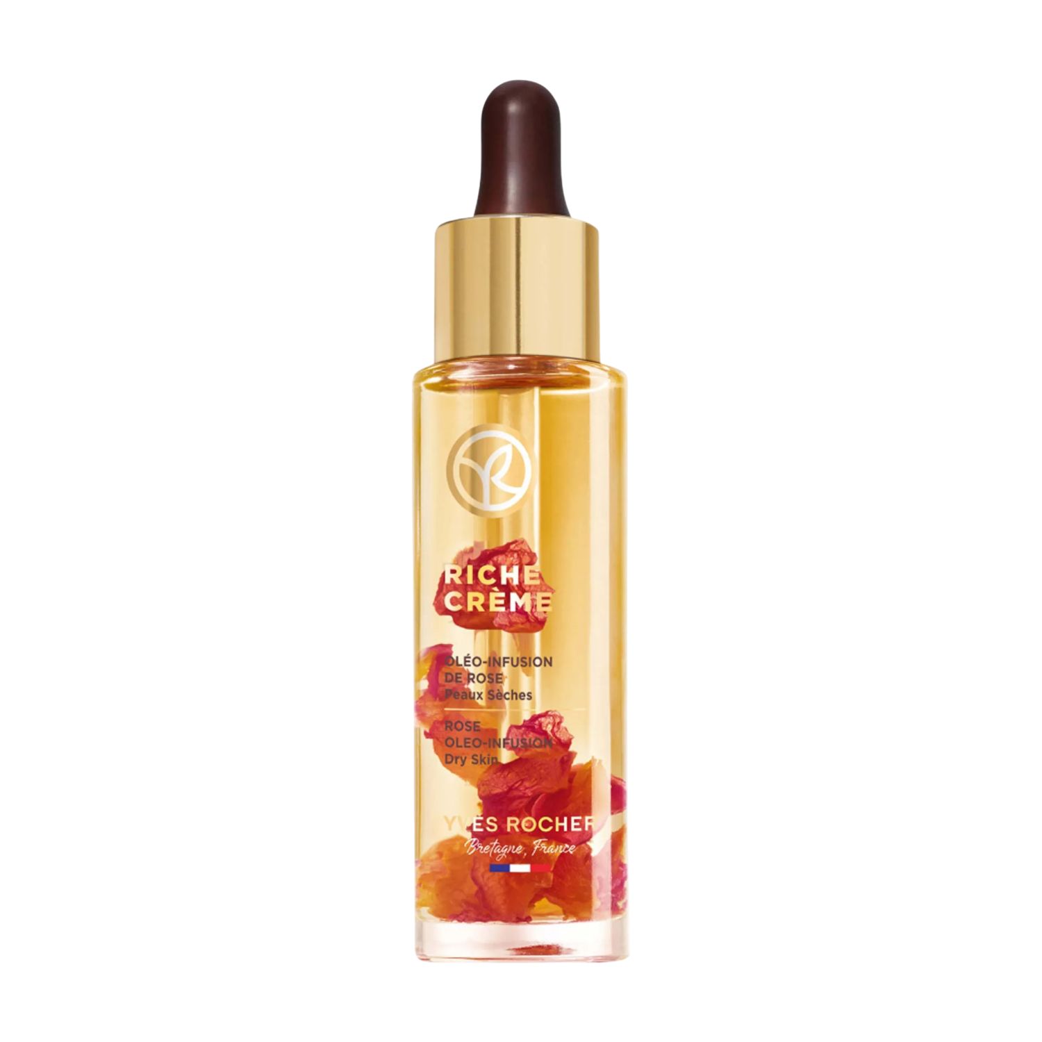 Yves Rocher Riche Crème Gesichtsöl mit Rosen-Extrakt 30 ml
