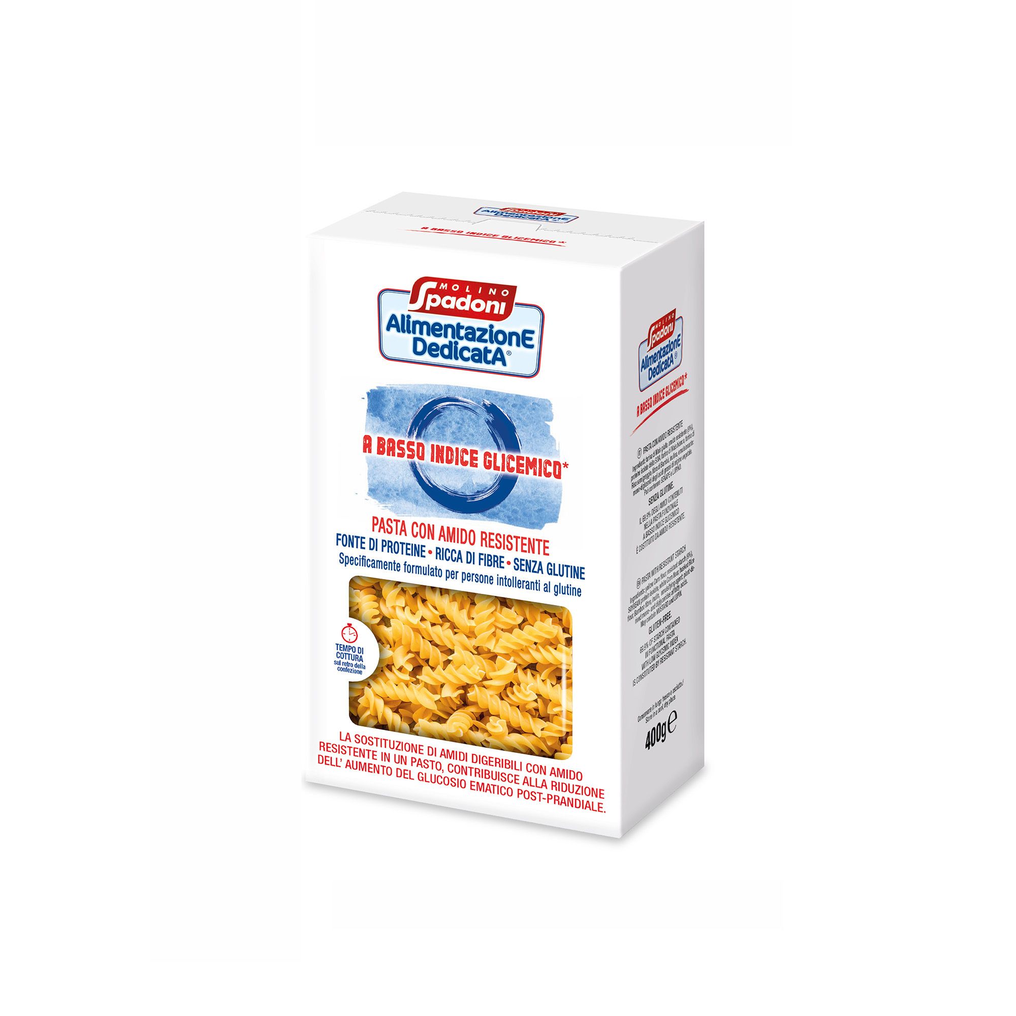 Fusilli Senza Glutine a Basso Indice Glicemico - Molino Spadoni