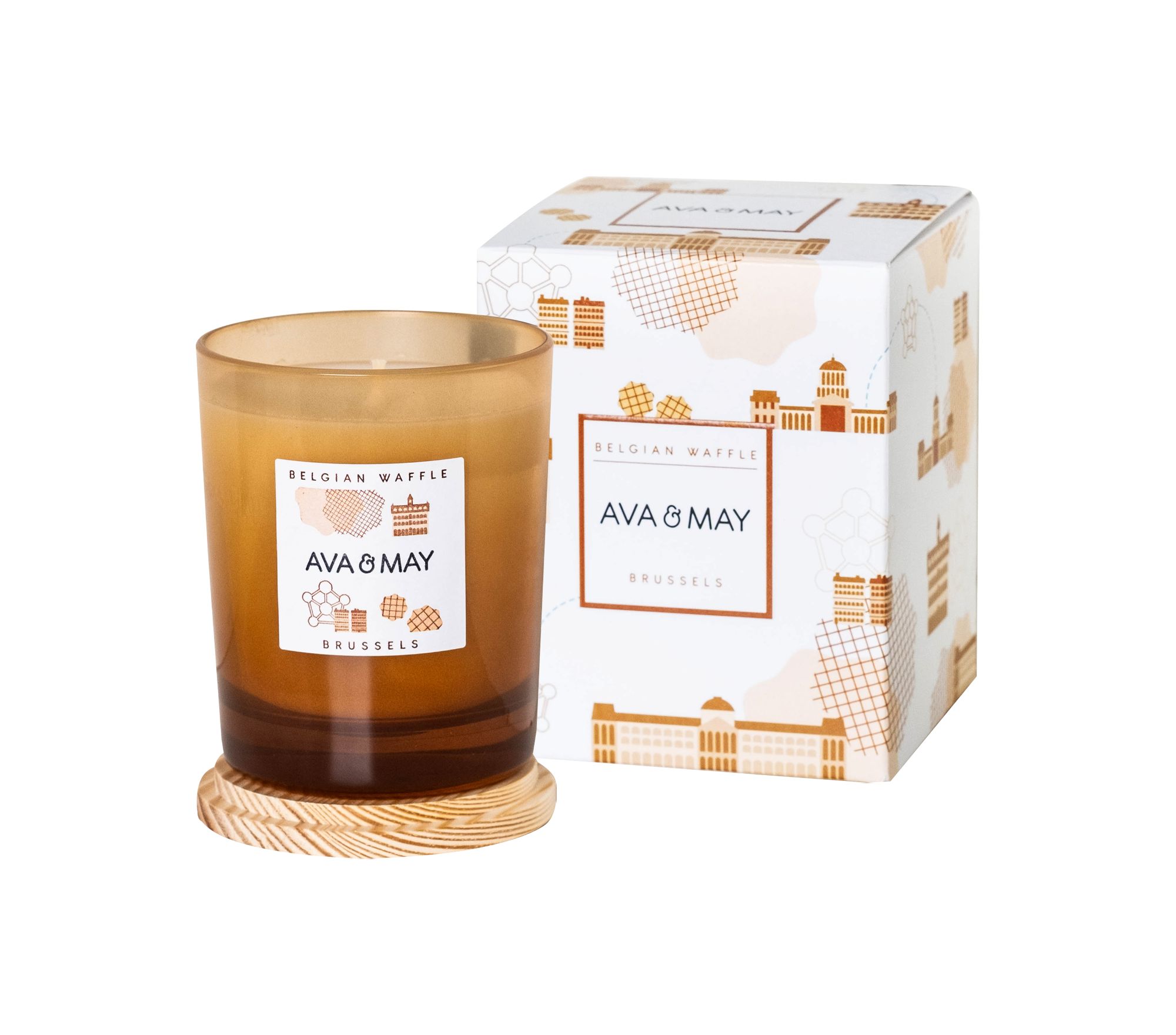 AVA & MAY Belgian Waffle Duftkerze