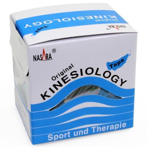 6x Nasara Kinesiologie Tape blau - Box 30 m