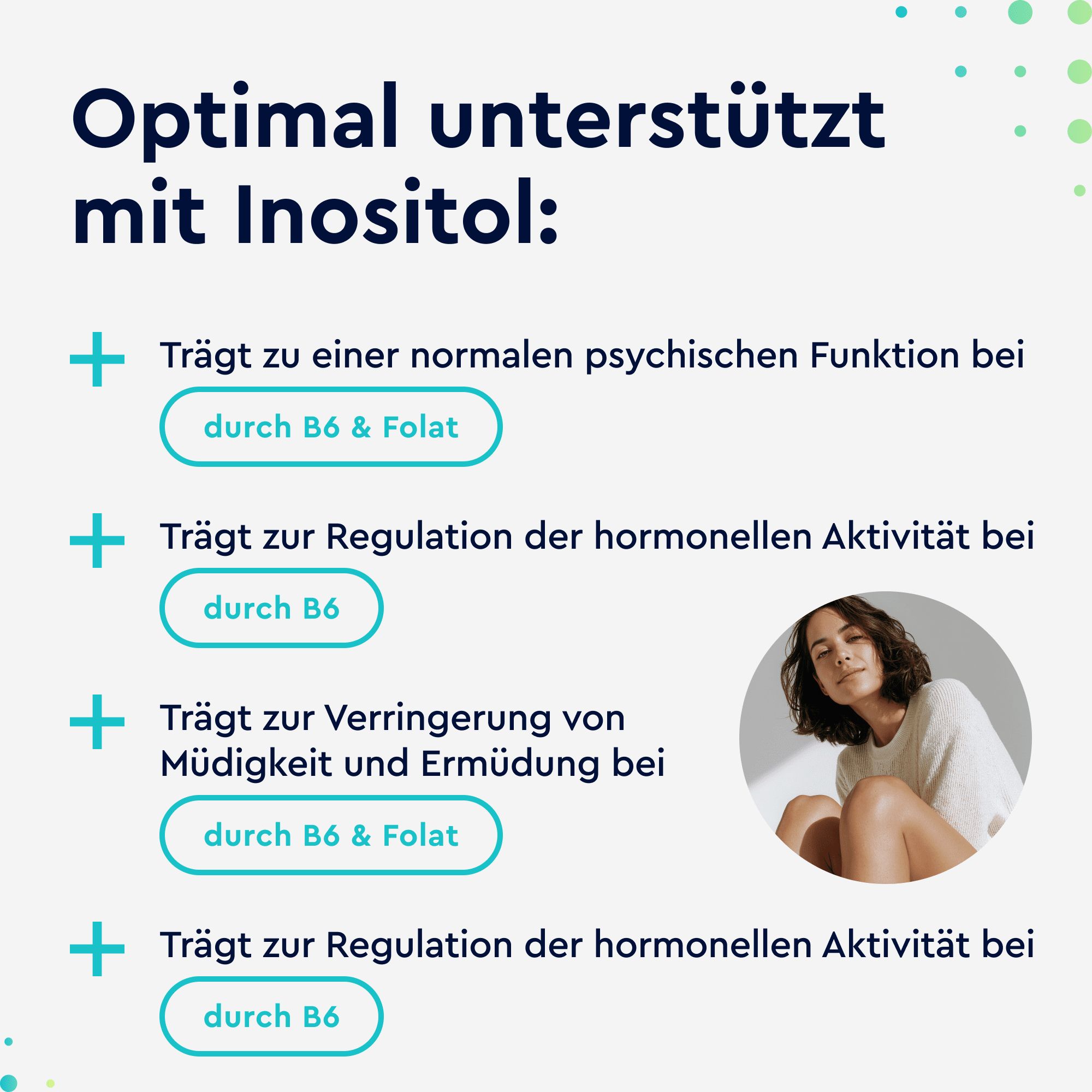 gloryfeel ® Myo Inositol Kapseln 2.000 mg - Markenrohstoff Quatrefolic® - 200 Kapseln