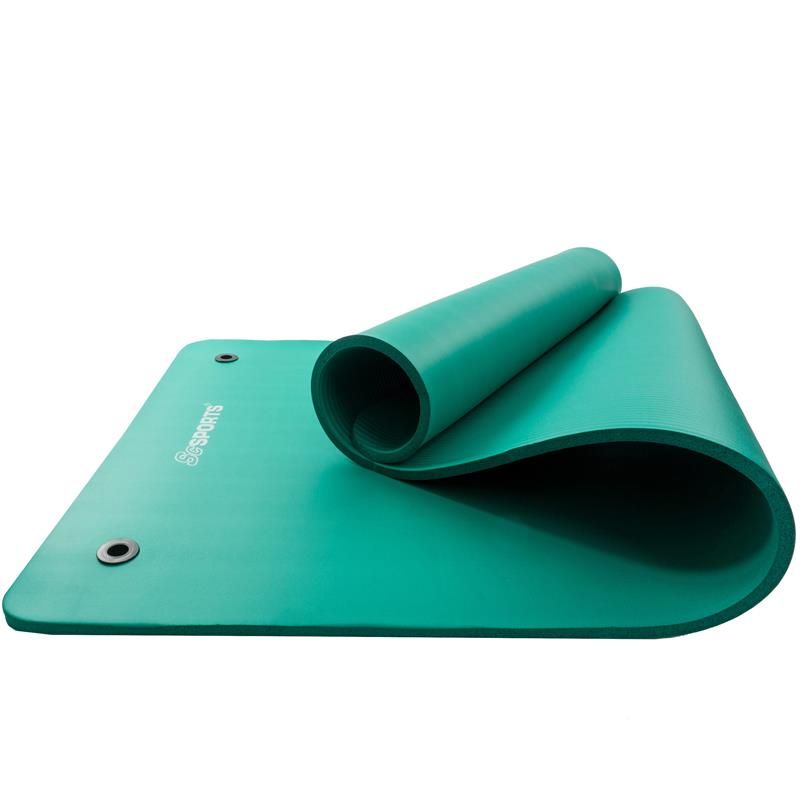 ScSPORTS® Gymnastikmatte 185 x 80 x 1,5 grün mit Ösen
