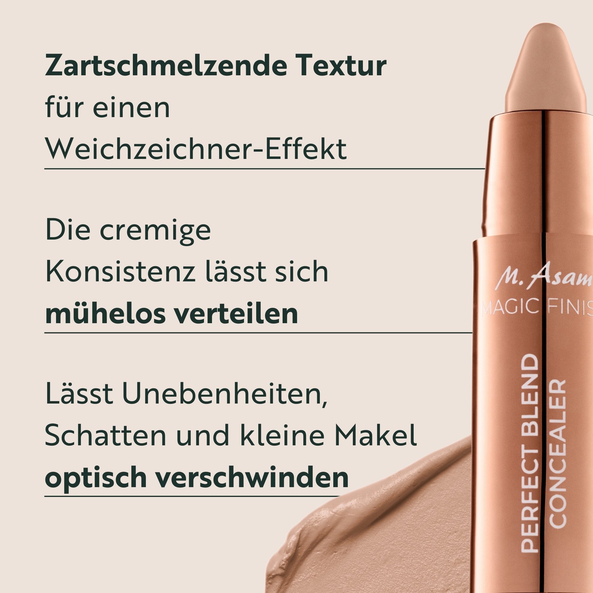 M. Asam MAGIC FINISH Perfect Blend Concealer Beige