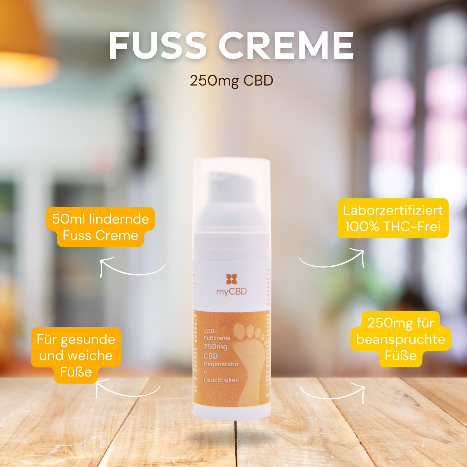 Weedness CBD Fußcreme 50 ml