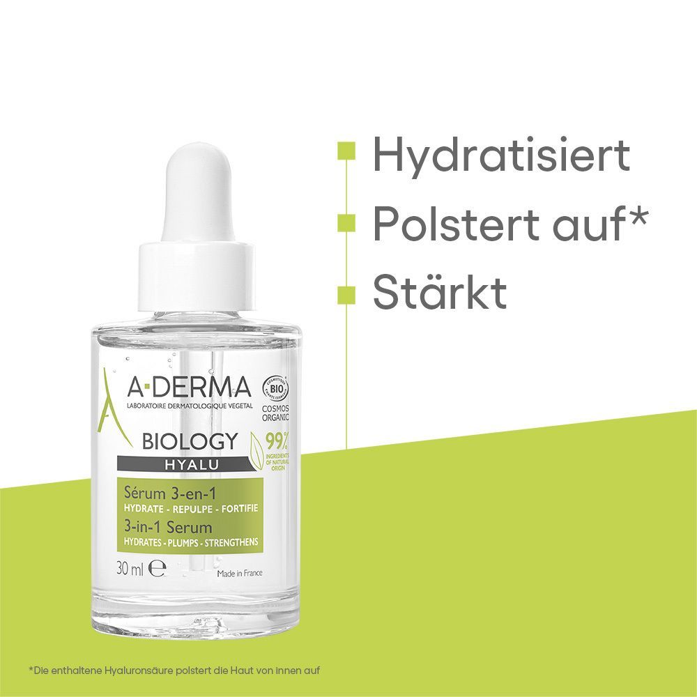 A-DERMA BIOLOGY Hyaluron 3 in 1 Serum