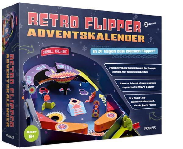 Franzis  Adventskalender Retro-Flipper
