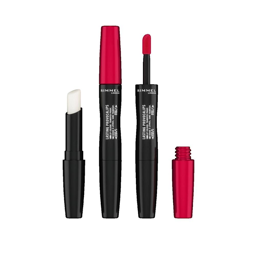 Rimmel London Lasting Provacalips Lip Colour Transfer Proof 500-Kiss The Town Red