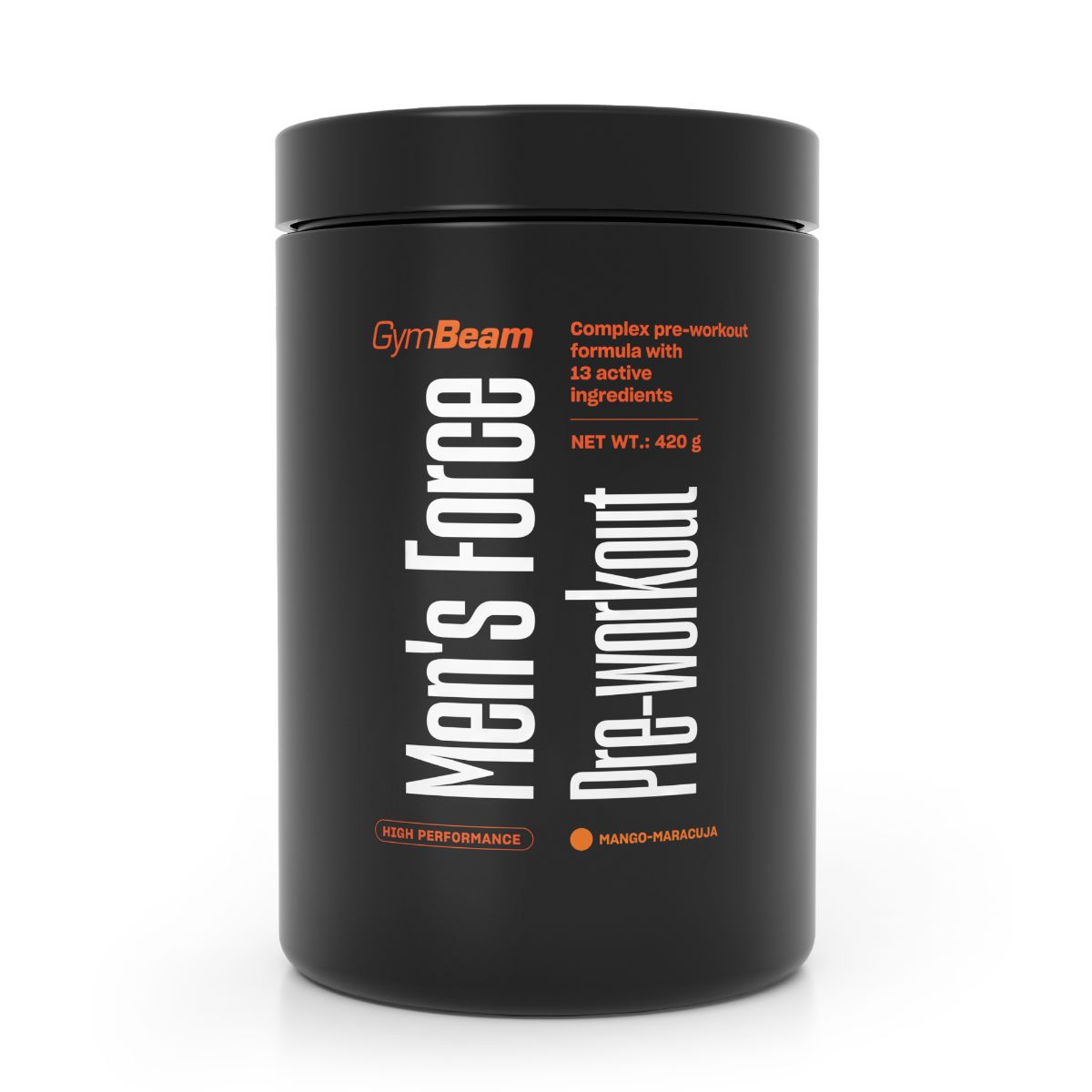 GymBeam Men‘s Force Pre-Workout vegan Pulver 420 g