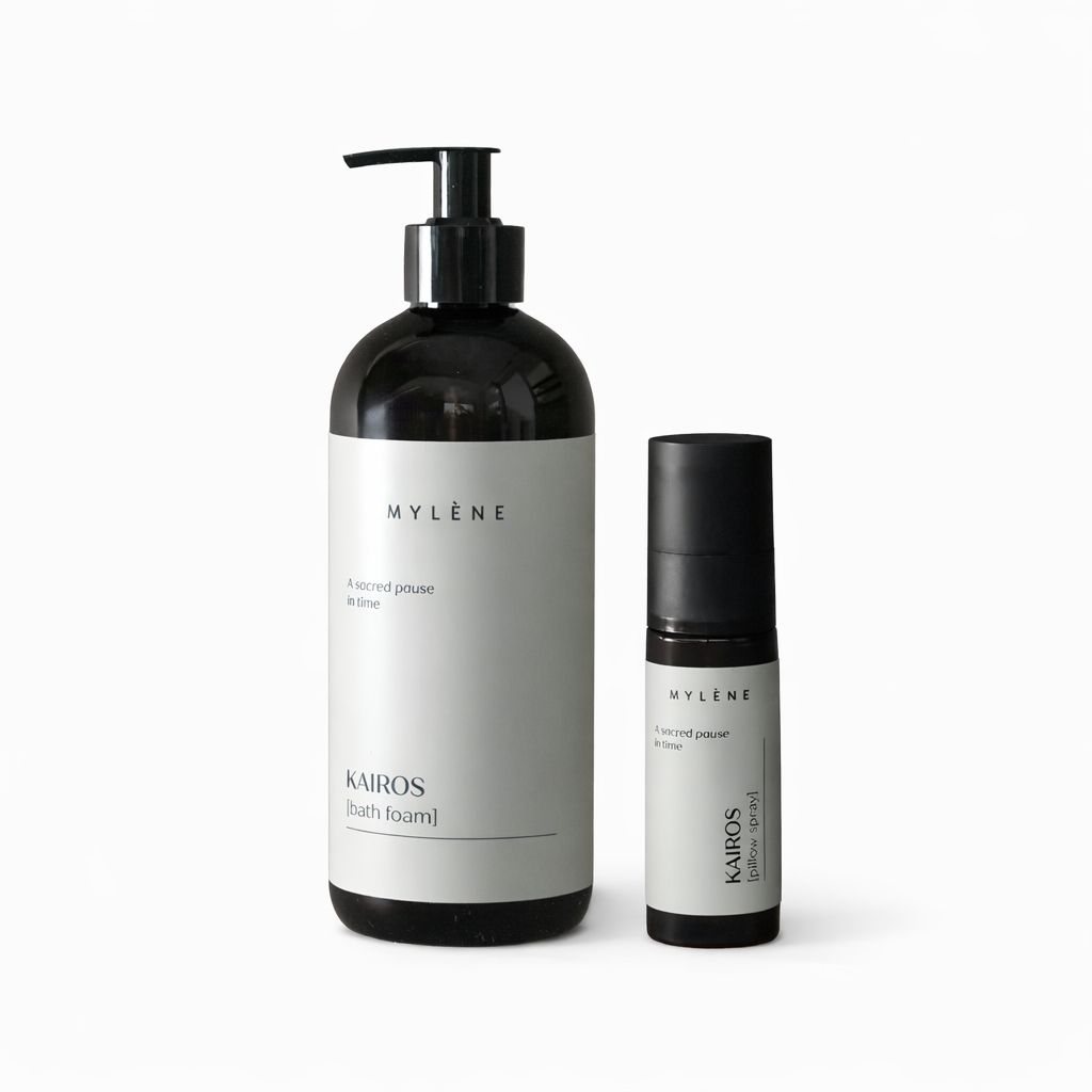 Kairos Bath Moment – Pflegeset für ein beruhigendes Abendritual mit Badeschaum & Kissenspray 530 ml