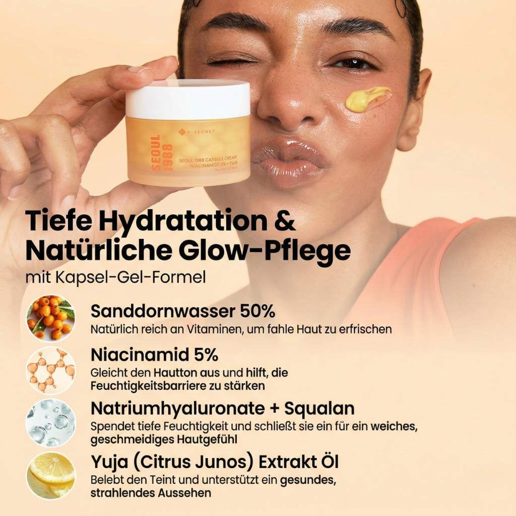K-SECRET Seoul 1988 Capsule Cream Niacinamide 5% + Yuja