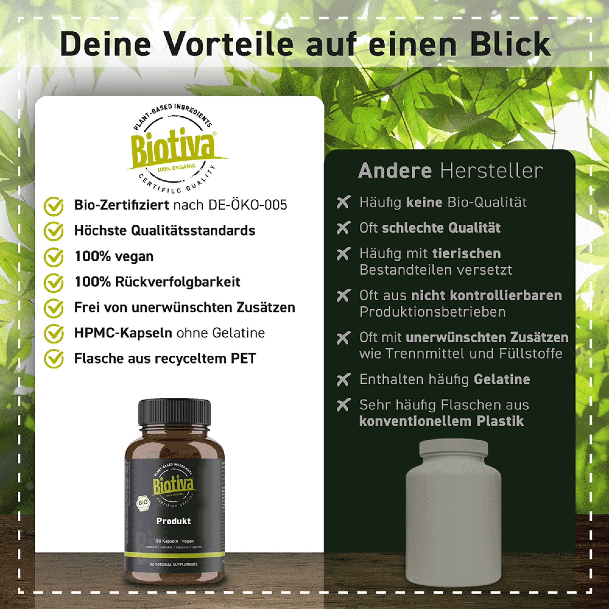 Biotiva Granatapfel Extrakt Kapseln Bio 78 g