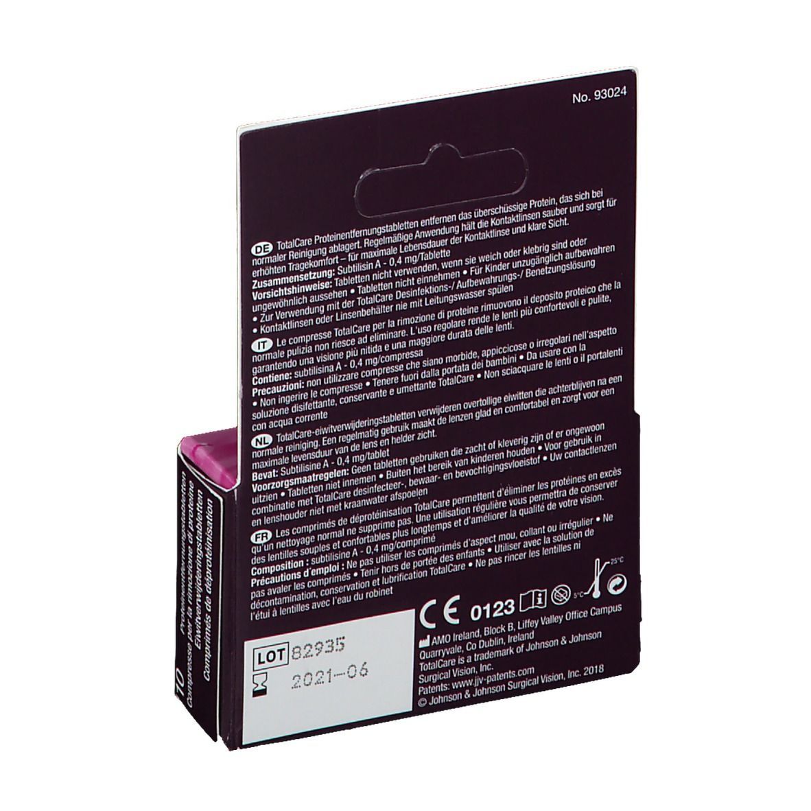TotalCare Proteinentfernungs Tabletten