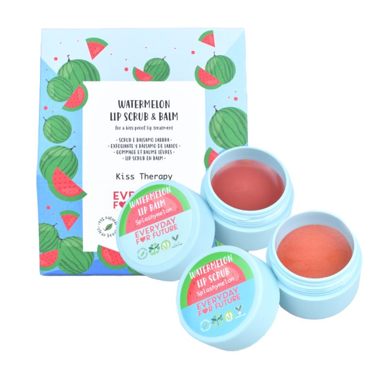 Everyday For Future - Kiss Therapy - Splashymelon Lip Scrub & Balm