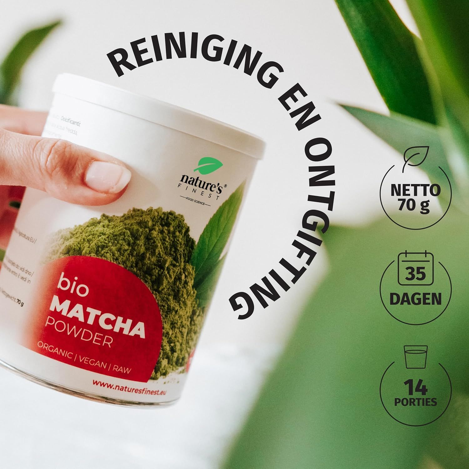 Nature's Finest Matcha Pulver Bio