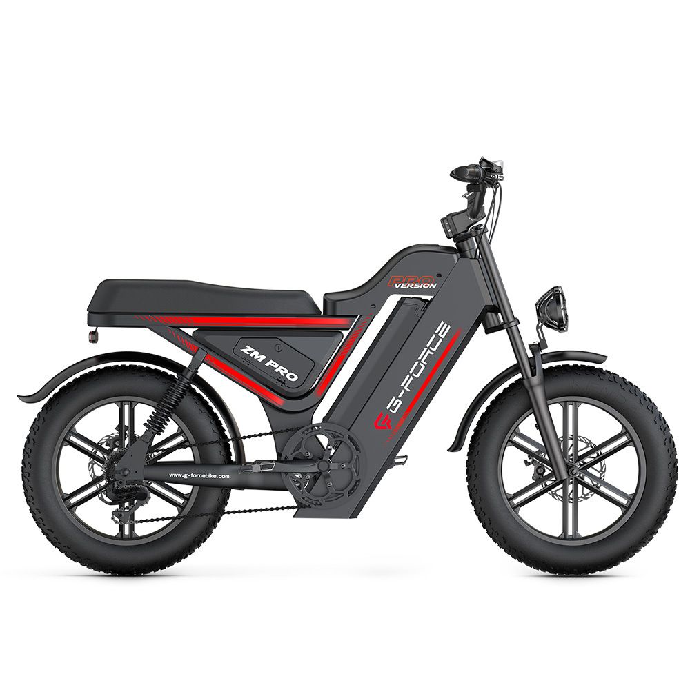 G-FORCE ZM PRO Elektrisches Mountainbike mit 52V 40Ah Akku und Doppelfederung