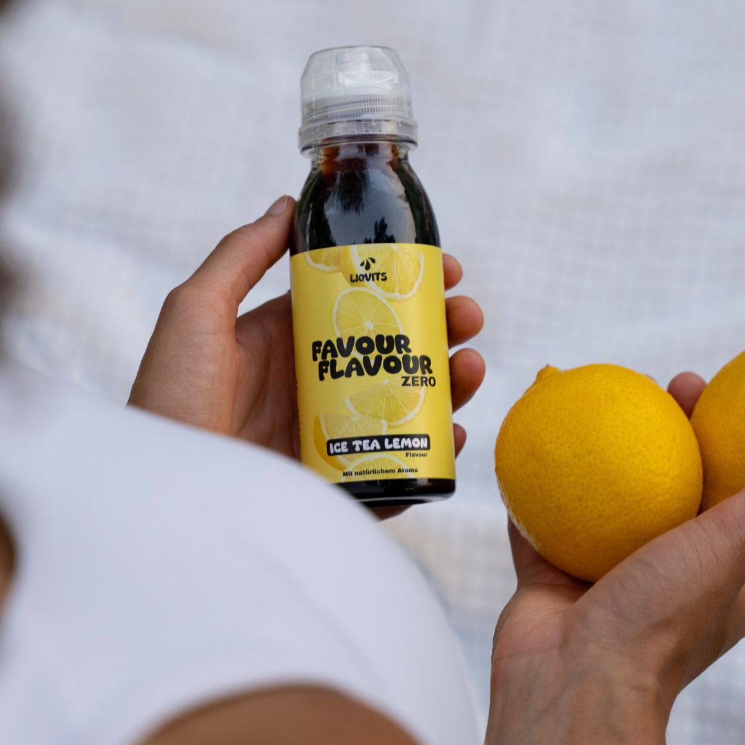 Favour Flavour Ice Tea Lemon Sirup Zero mit natürlichem Aroma