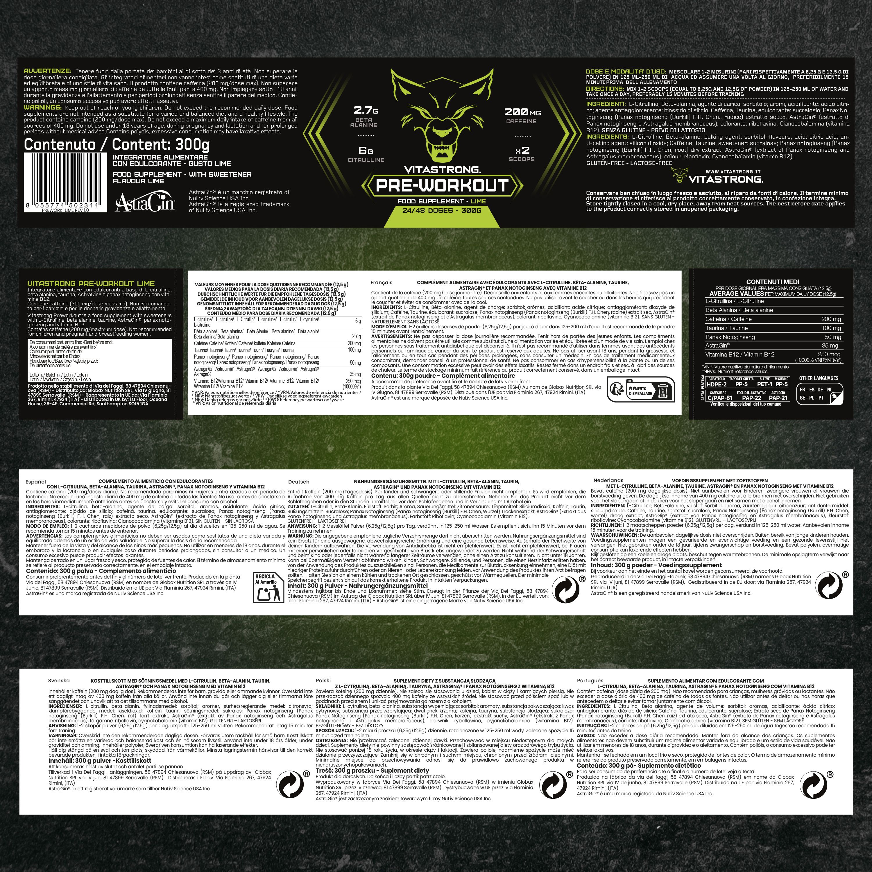 Vitastrong Preworkout