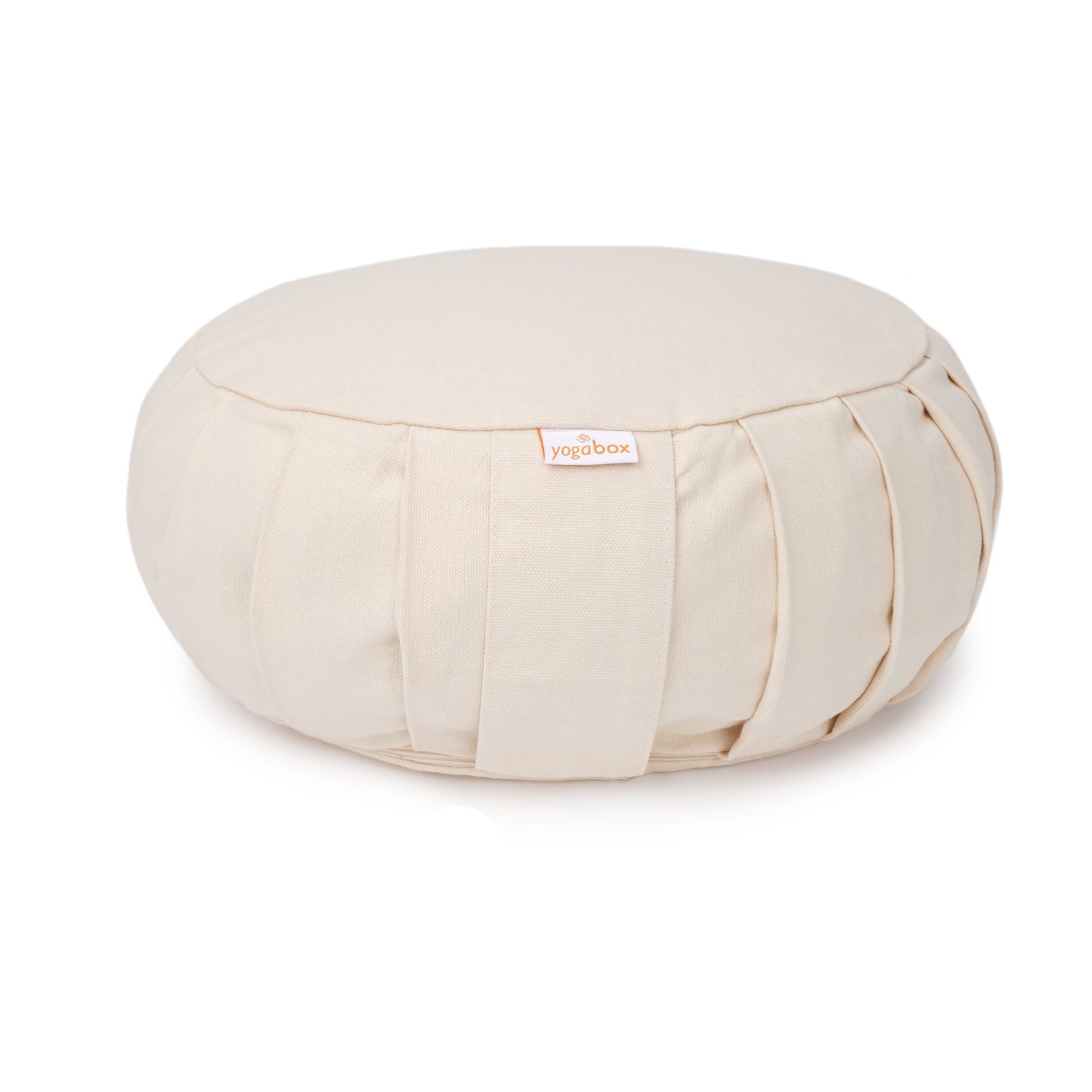 yogabox Meditationskissen / Yogakissen Zafu Basic mit ZIP - natur 31 x 15,0 cm 1 St