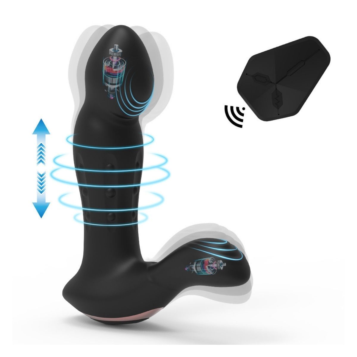 Peristaltic Prostate Anal Vibrator