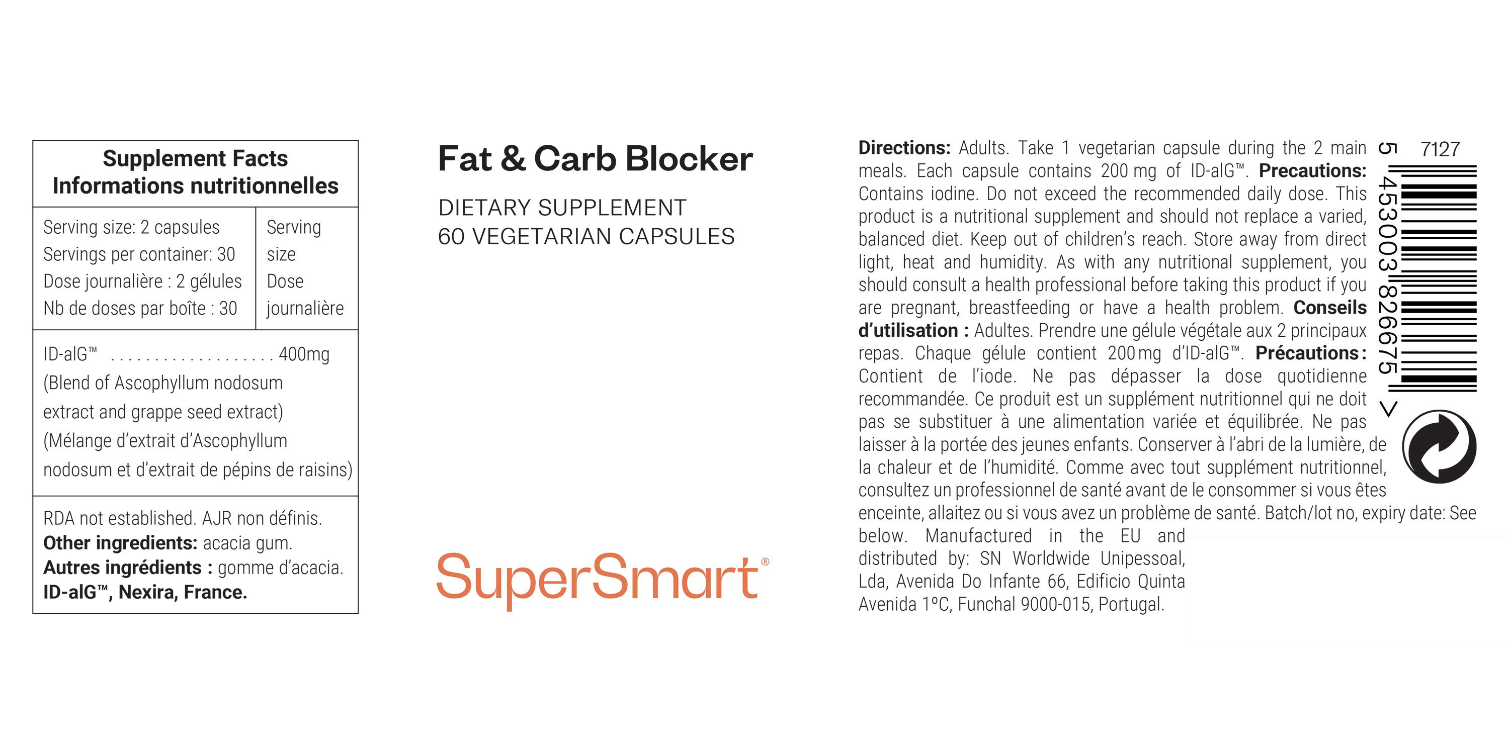 SuperSmart - Fat & Carb Blocker 60 St