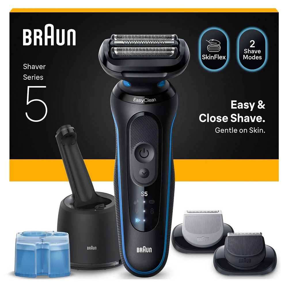 Braun Series 5 52-B7650cc Rasierer, Blau, SmartCare Center 1 Pc
