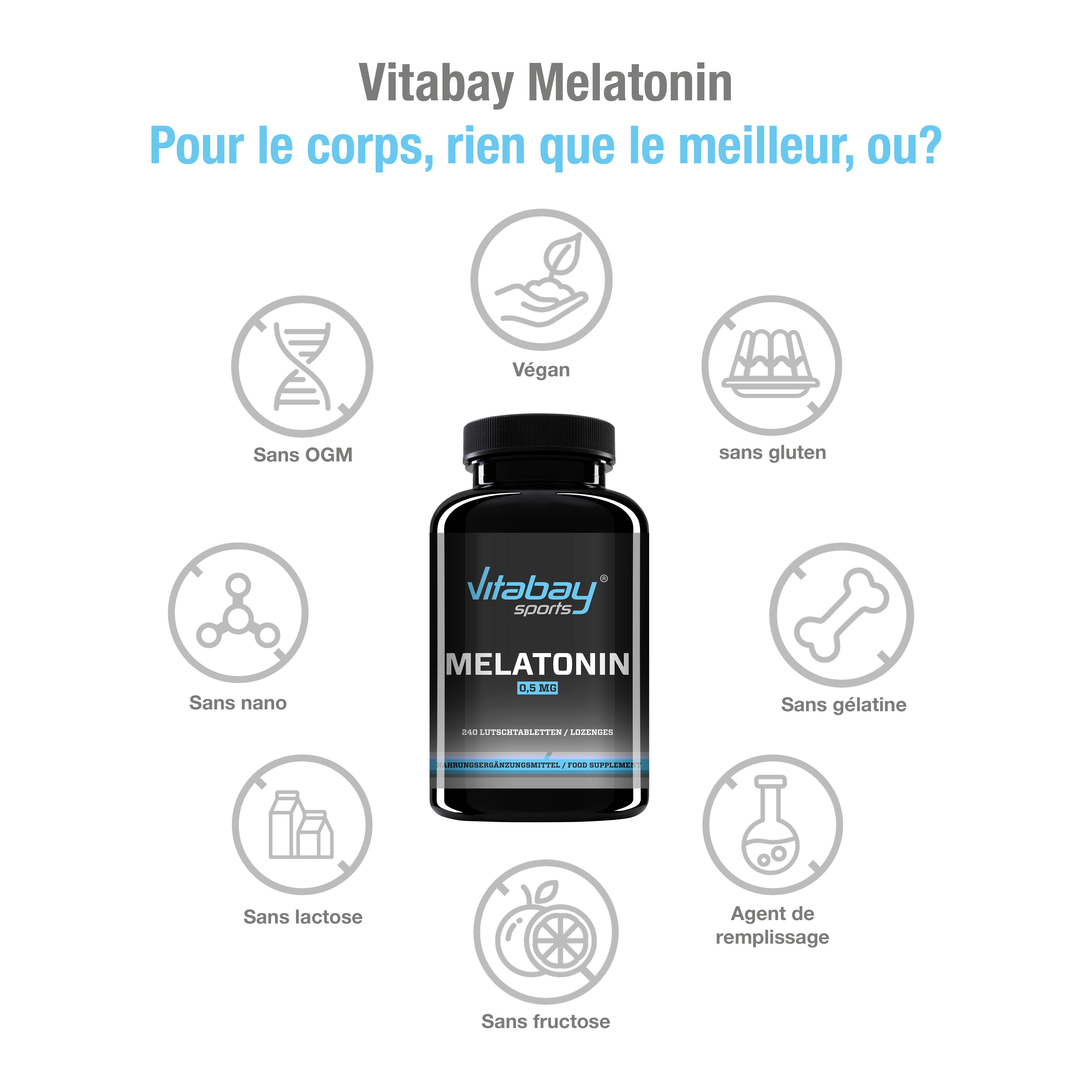 Vitabay Melatonin 0,5mg