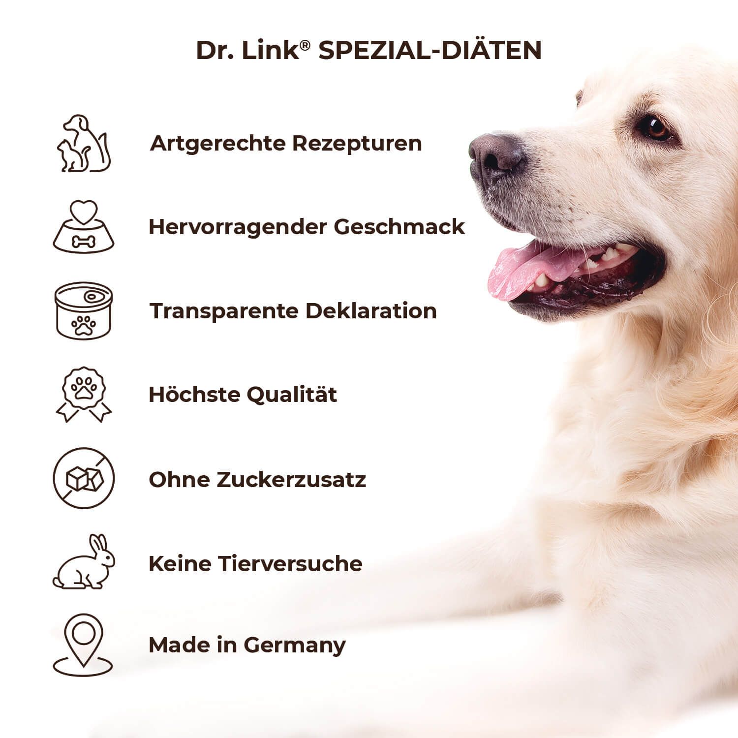 Dr. Link® SPEZIAL-DIÄT Übergewicht / Diabetes m. I Obesity / Diabetic Huhn