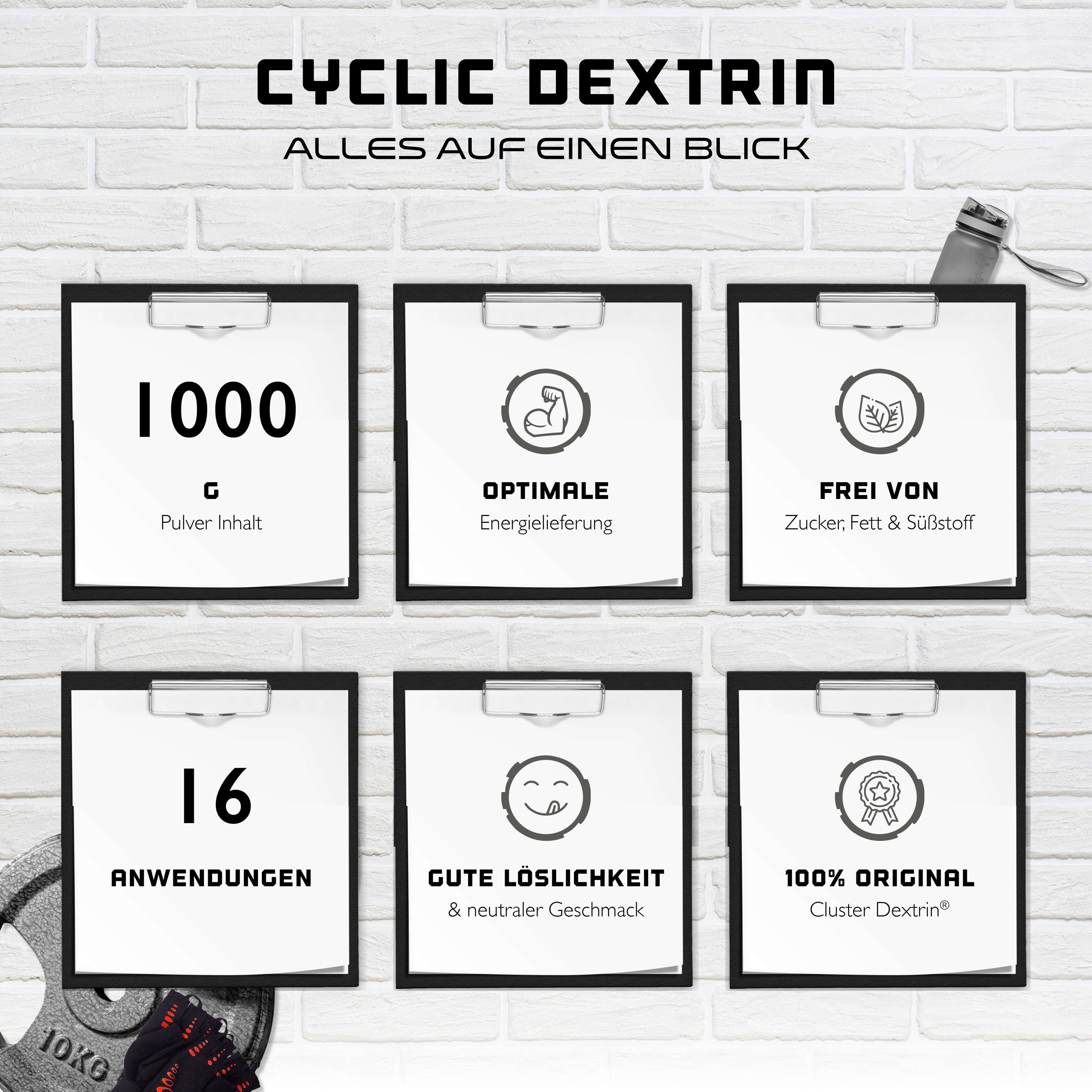 GEN Cyclic - Cluster Dextrin 1000 g Pulver