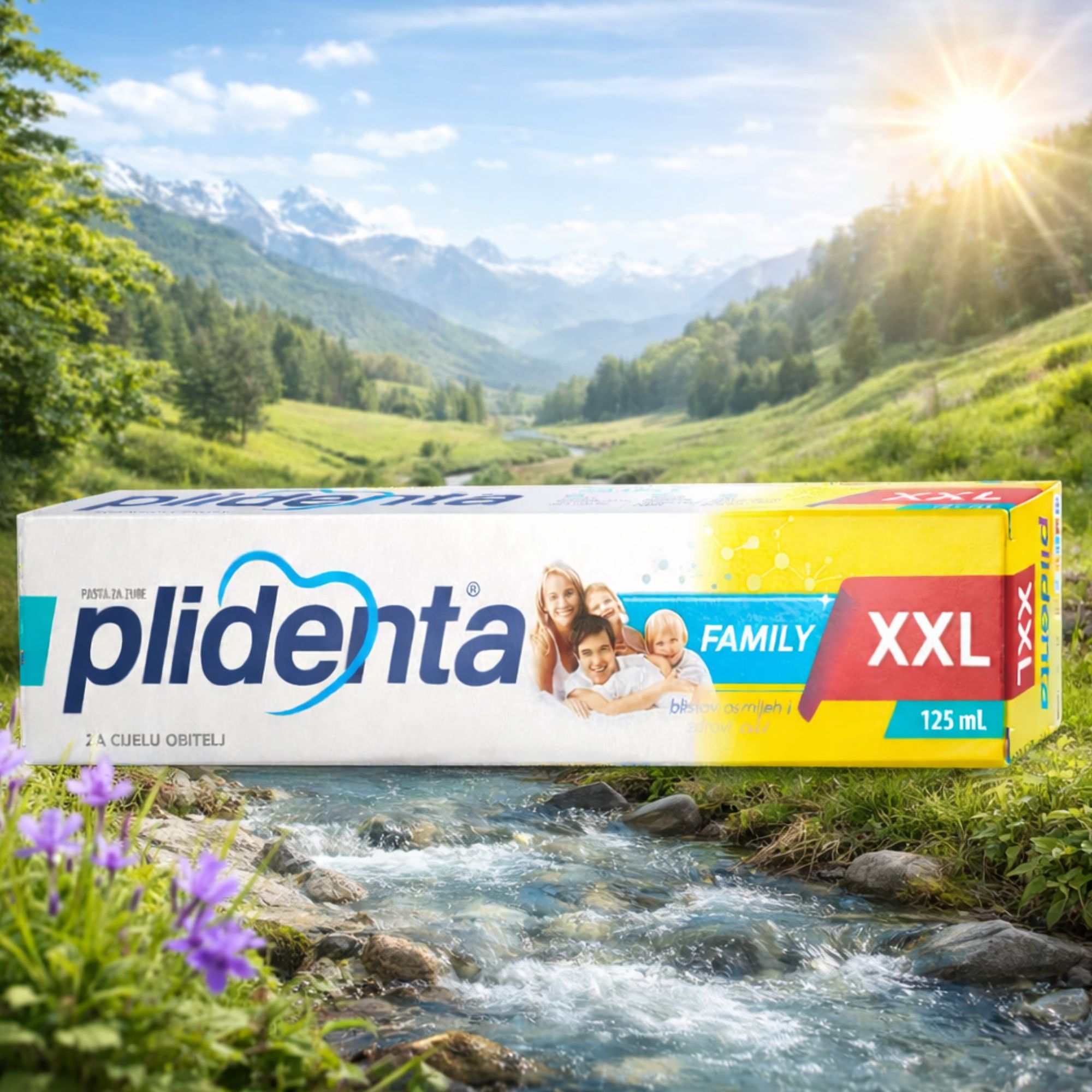 PLIDENTA Family XXL Zahnpasta gegen Karies