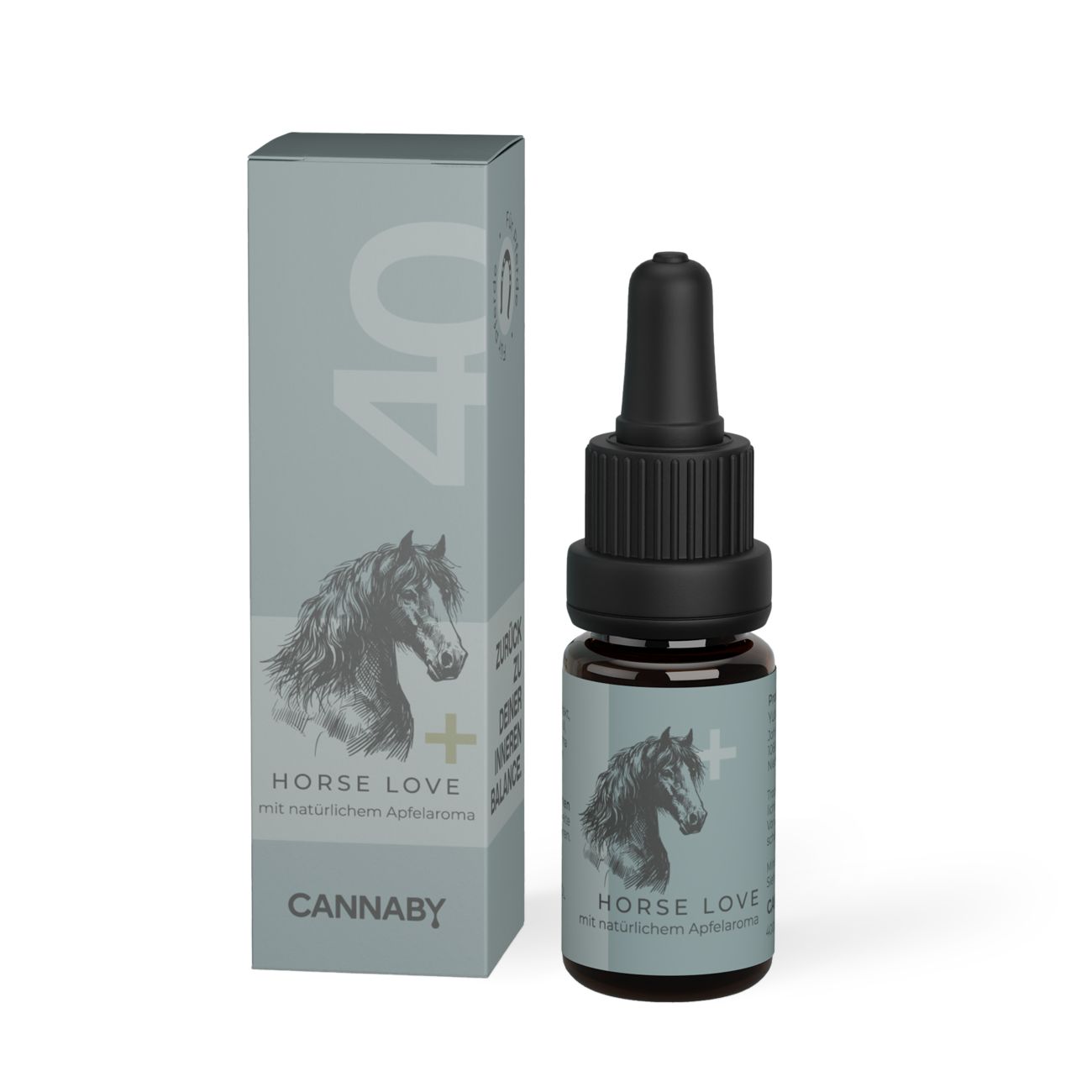 CANNABY Premuim CBD Öl 40% für Pferde Breitspektrum
