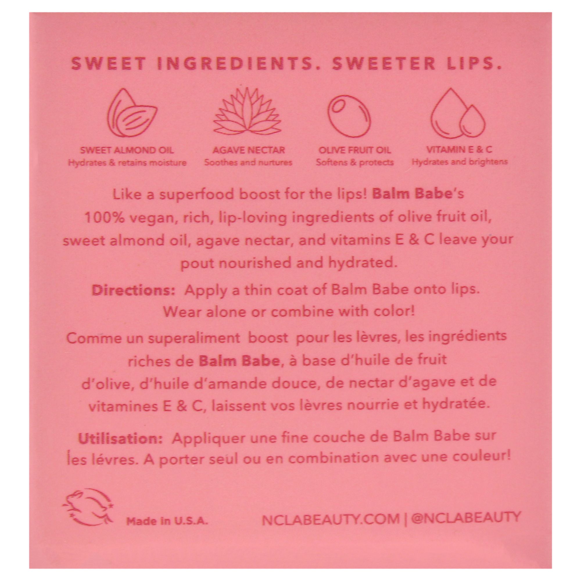 Balm Babe natürlicher Lippenbalsam - Watermelon von NCLA