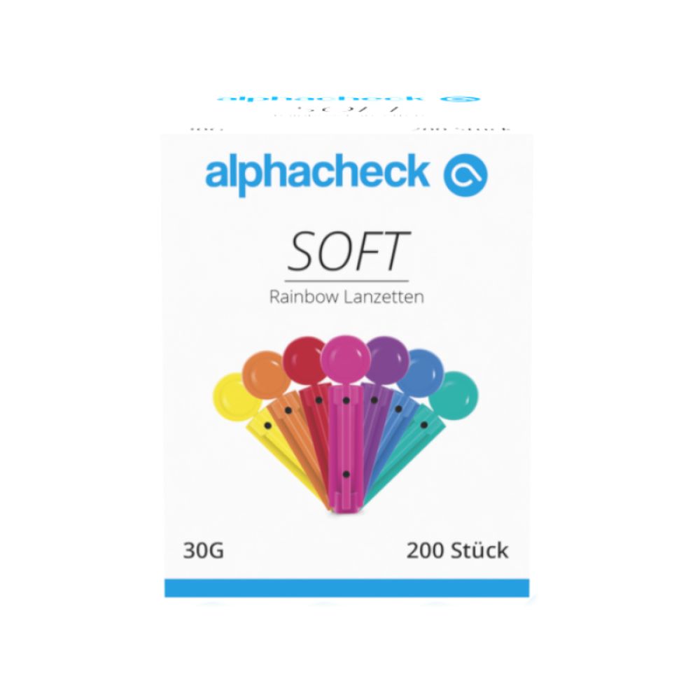 alphacheck soft Rainbow Lanzetten