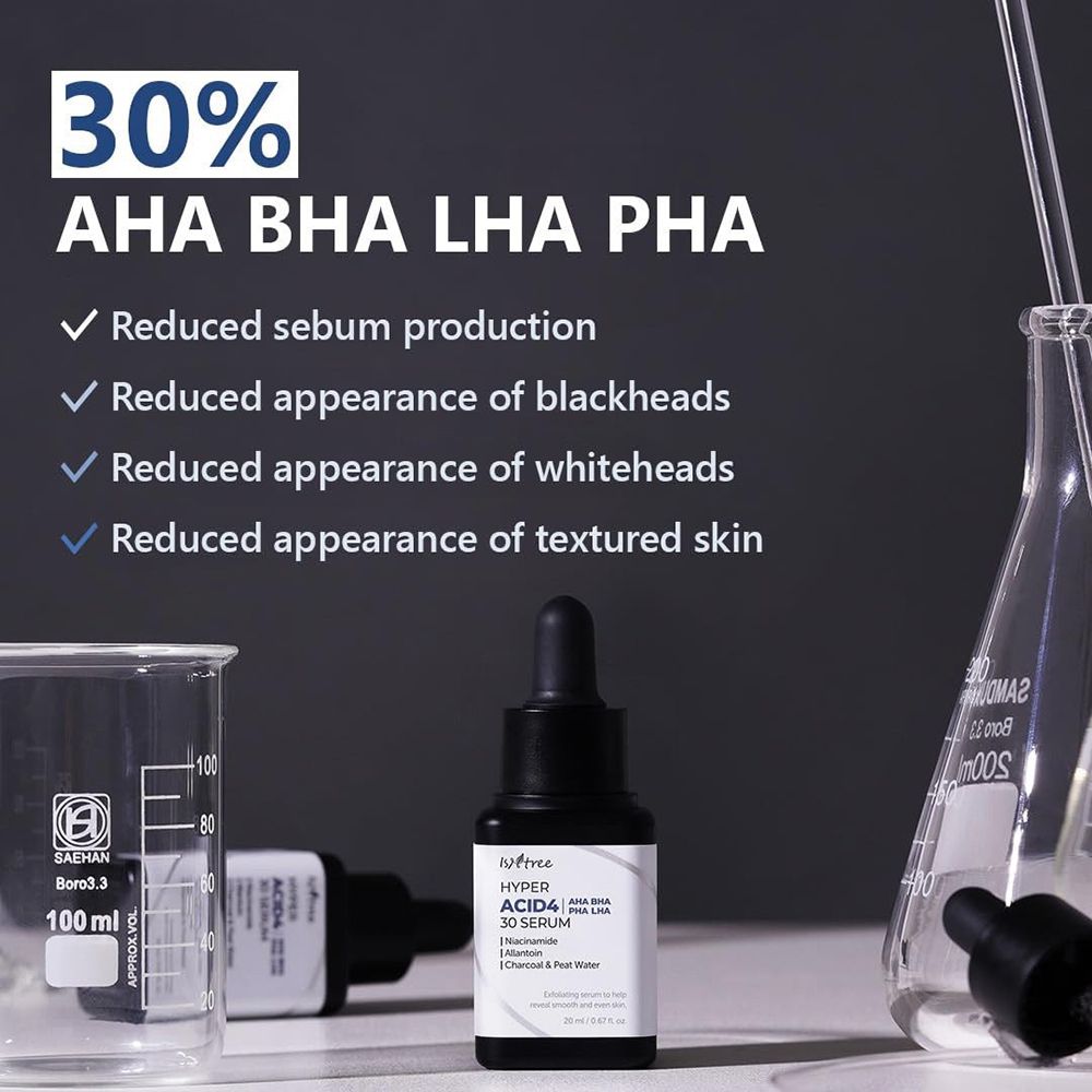 ISNTREE HYPER ACID4 AHA BHA PHA LHA 30 SERUM 20ml