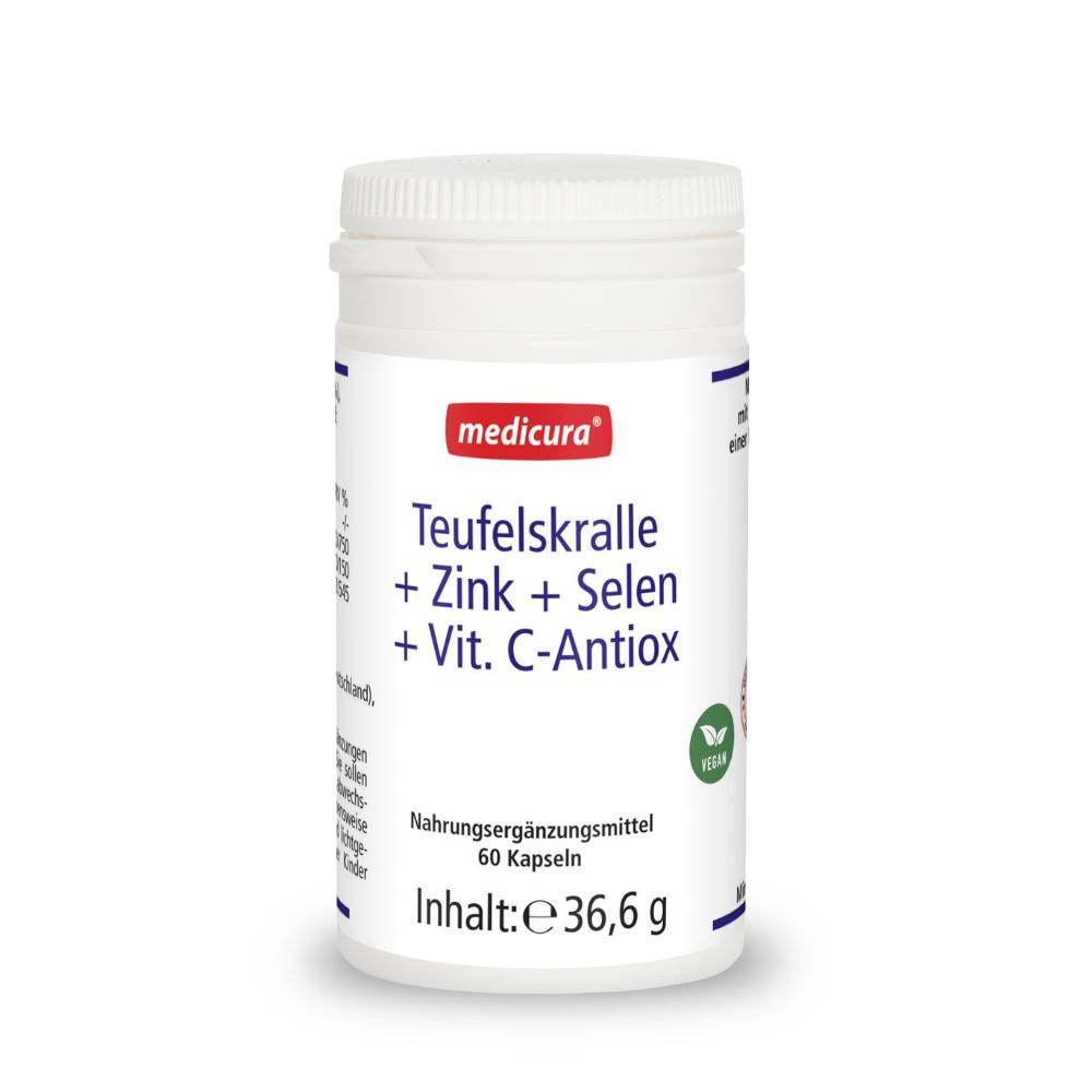 Medicura AG Teufelskralle + Zink Selen Vitamin C 36,6 g Kapseln
