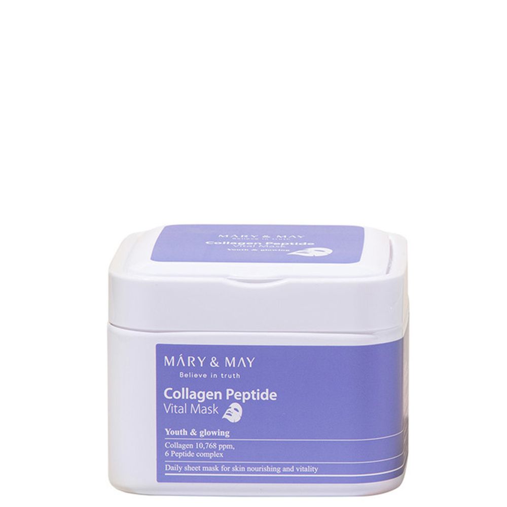 Mary & May - Collagen Peptide Vital Mask ( 30pcs)