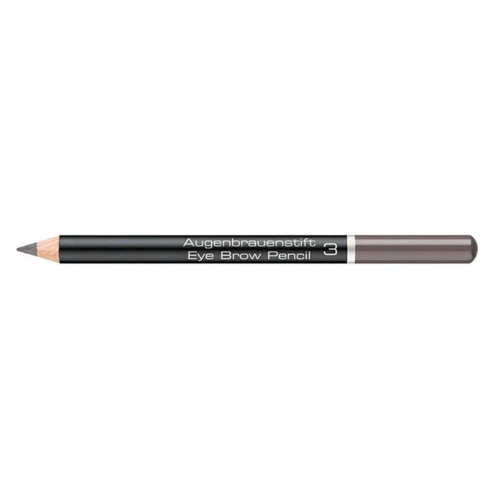 Augenbrauenstift, horizontal. Aufschrift: Augenbrauenstift, Eye Brow Pencil 3.