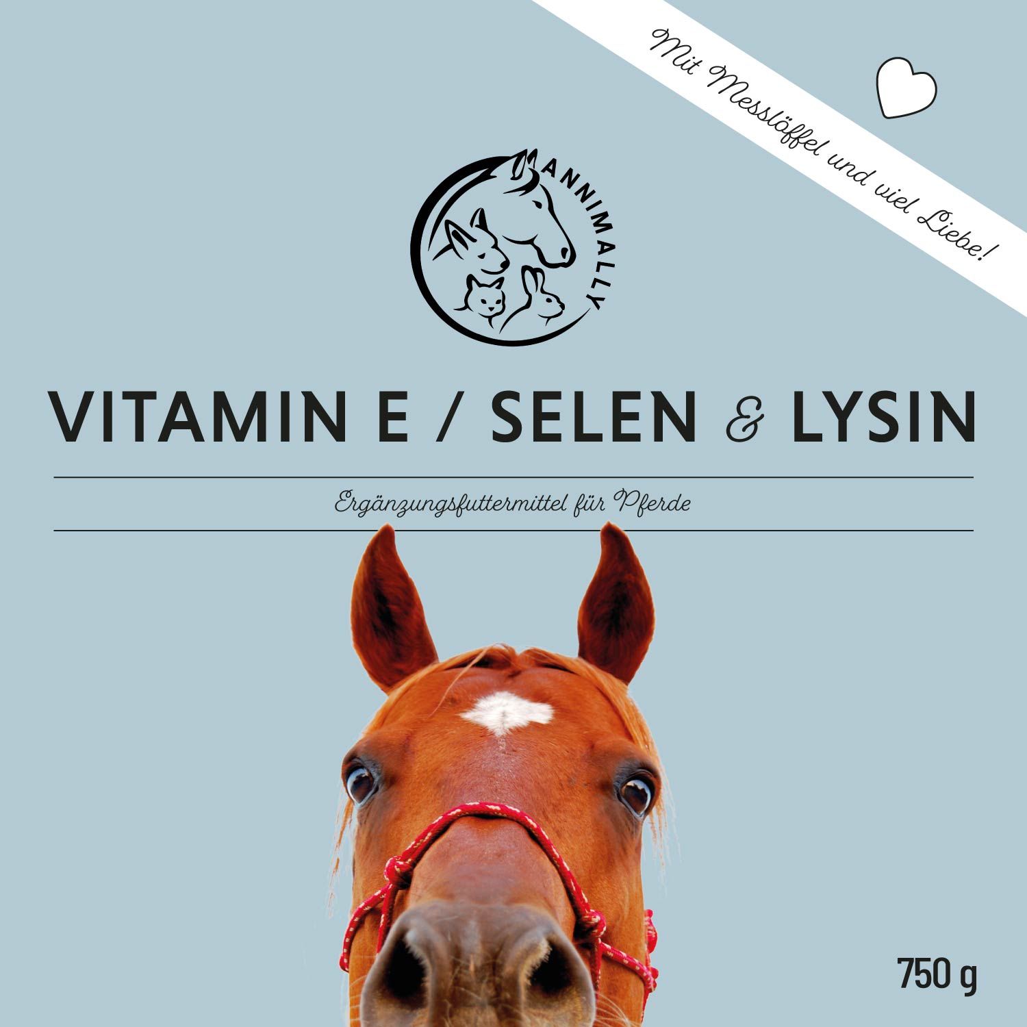 Annimally Vitamin E / Selen & Lysin 800 g Pulver