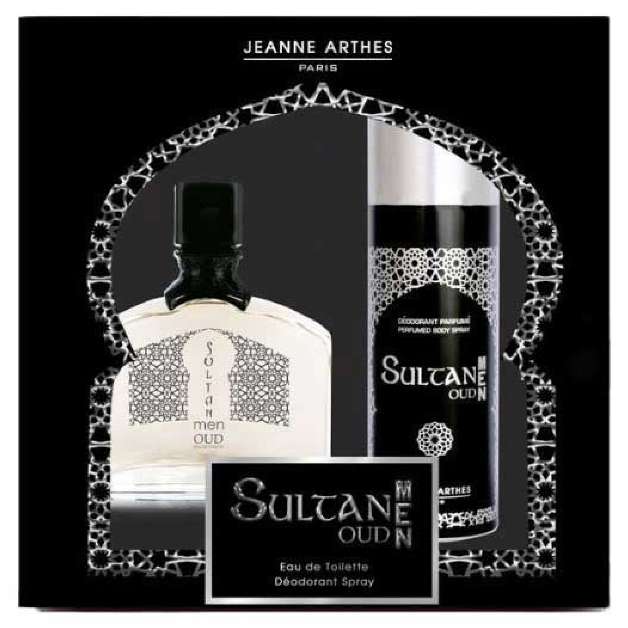 Jeanne Arthes Geschenkset Sultan Oud Men Eau de Toilette  + Parfümiertes Deodorant 1