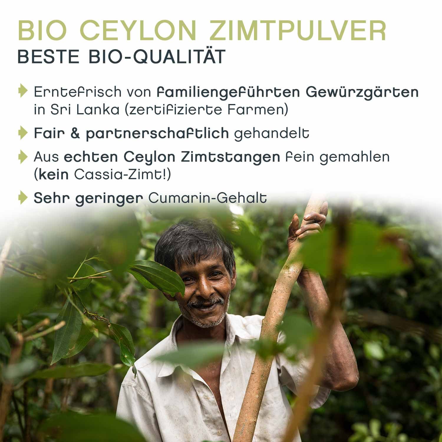 Ceylon Zimt, gemahlen bio