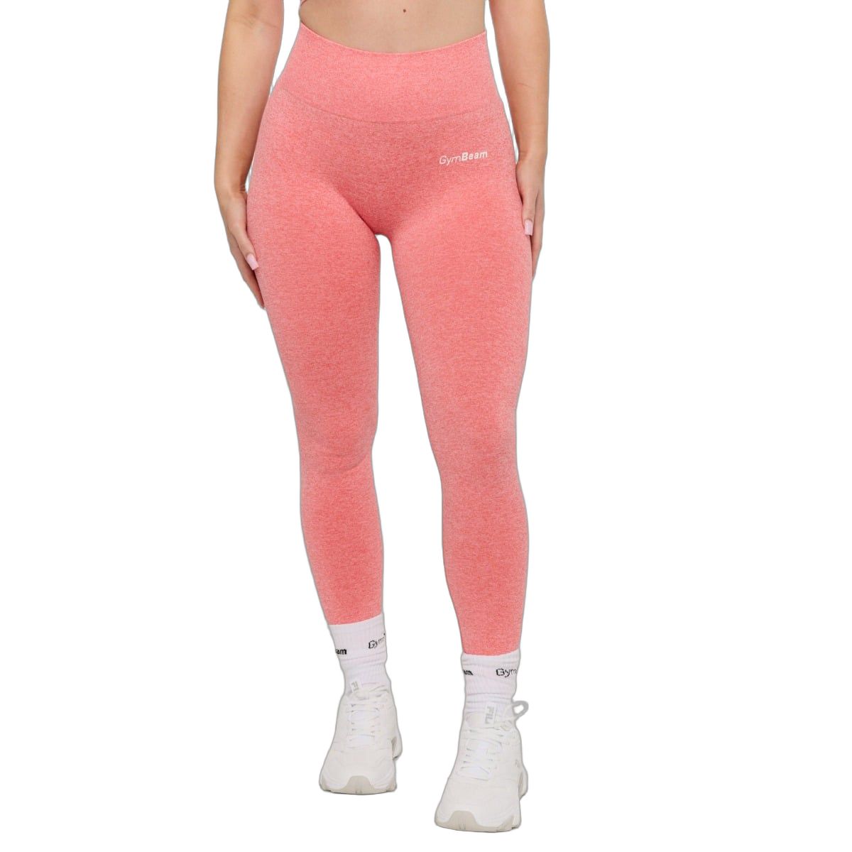 GymBeam Leggings Damen High Waist nahtlos FLO Coral