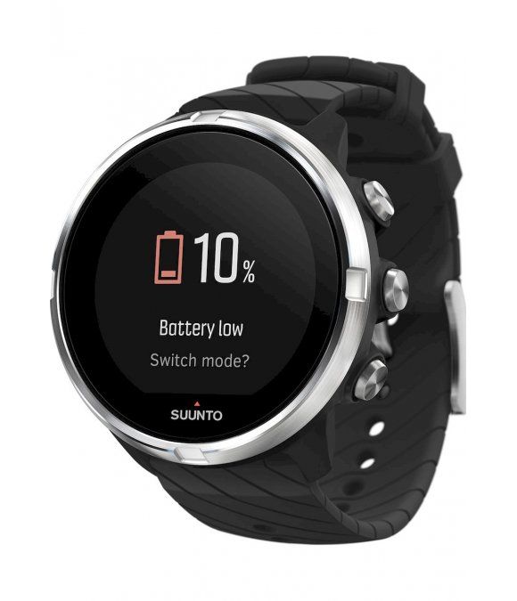 Pulsuhr / Tracker Suunto 9 GPS-Sportuhr mit Herzfrequenzmessung, Schwarz, SS050142000